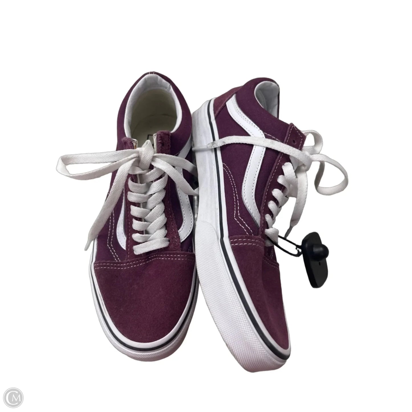 Shoes Sneakers By Vans In Purple, Size: 8