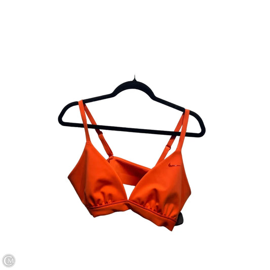 Athletic Bra By Nike Apparel In Orange, Size: Xl