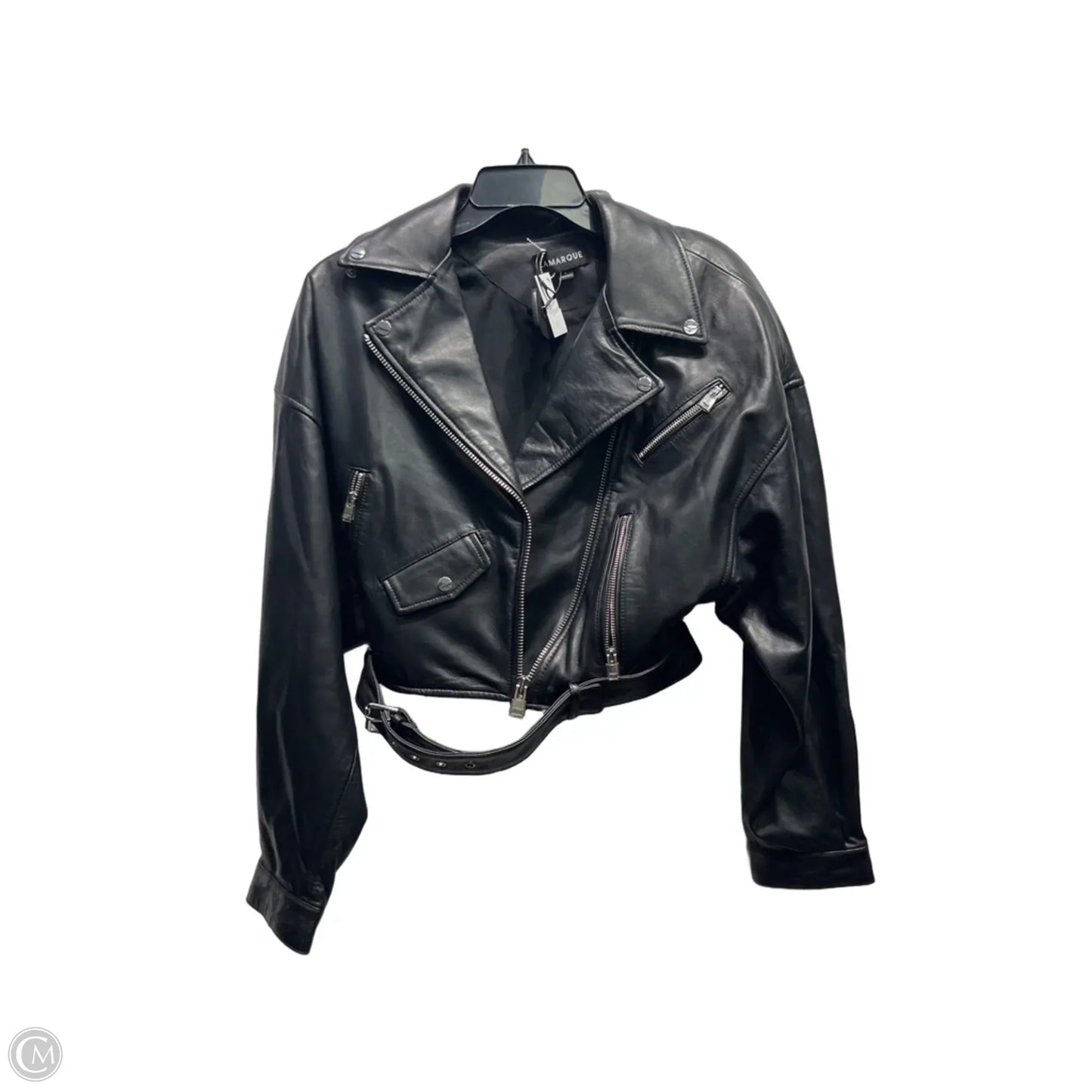 Jacket Leather By Lamarque In Black, Size: S