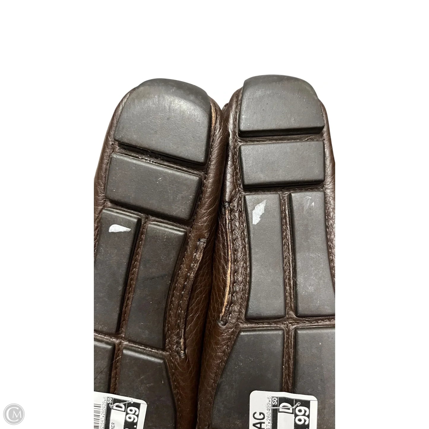 Shoes Luxury Designer By Prada In Brown, Size: 8.5