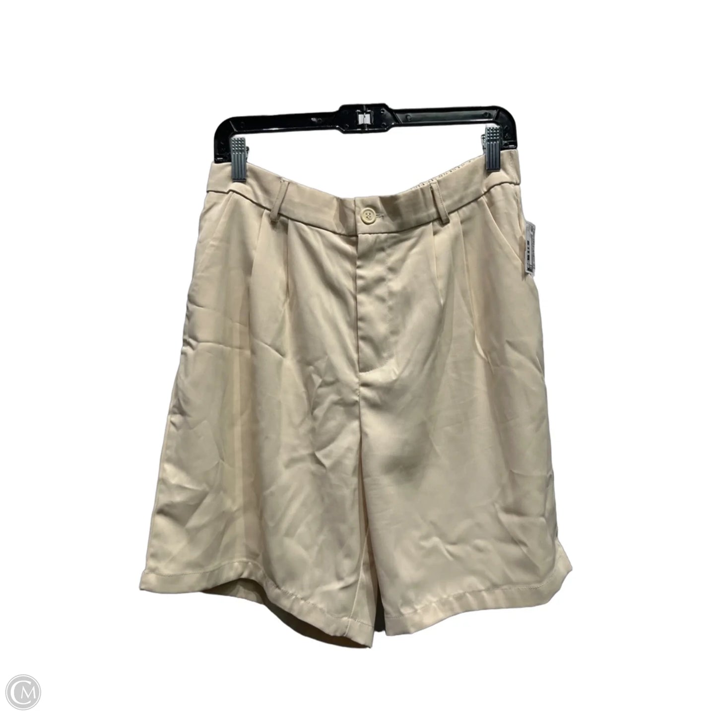 Shorts By Clothes Mentor In Cream, Size: L