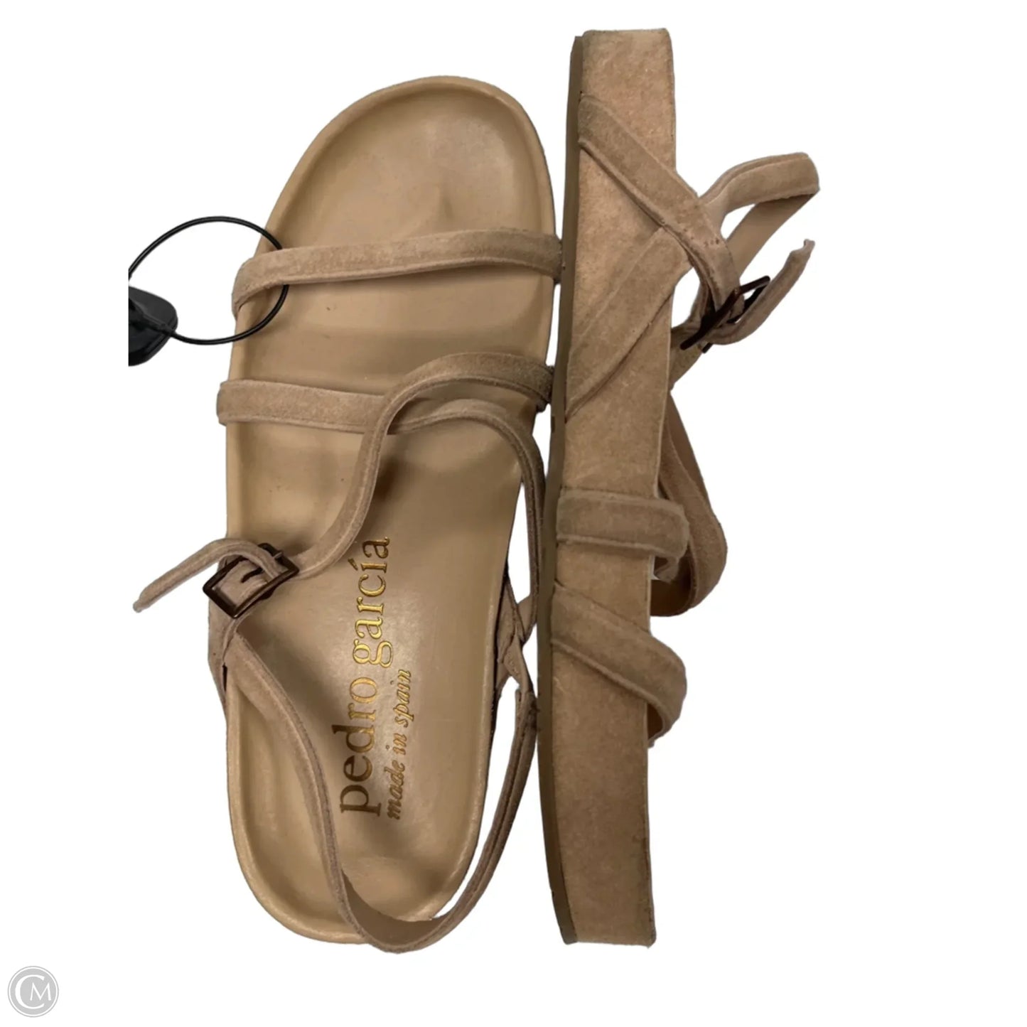 Sandals Flats By PEDRO GARCIA  In Tan, Size: 10.5