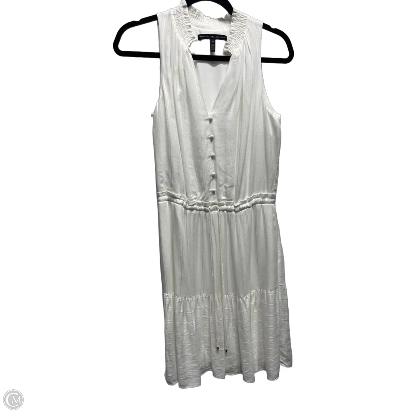 Dress Casual Short By White House Black Market In White, Size: Xs