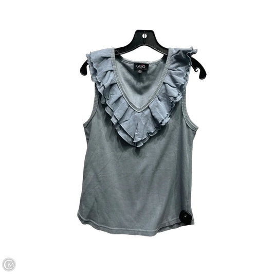 Top Sleeveless By Gigio In Blue, Size: M