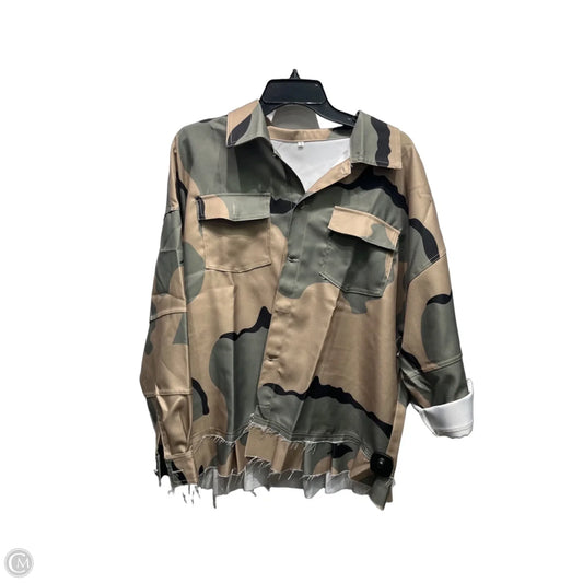 Jacket Other By Amazon Essentials In Camouflage Print, Size: M