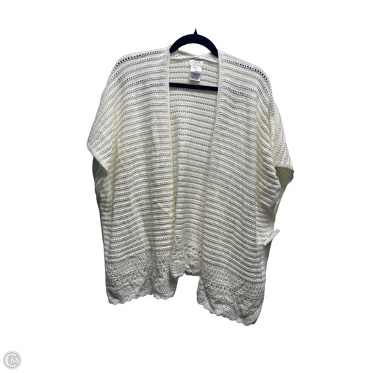 Sweater Short Sleeve By J. Crew In White, Size: Osfm