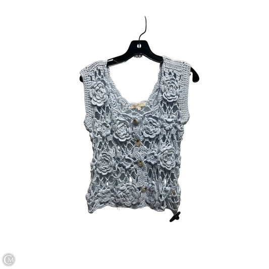 Top Short Sleeve By Mystree In Blue, Size: L