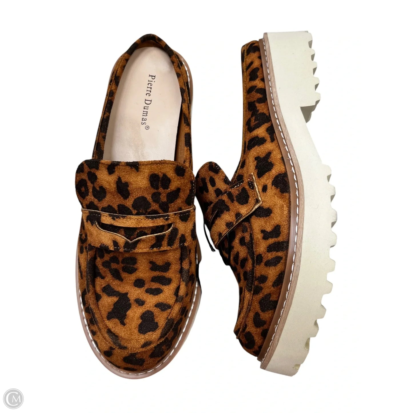Shoes Flats By Pierre Dumas In Animal Print, Size: 8.5