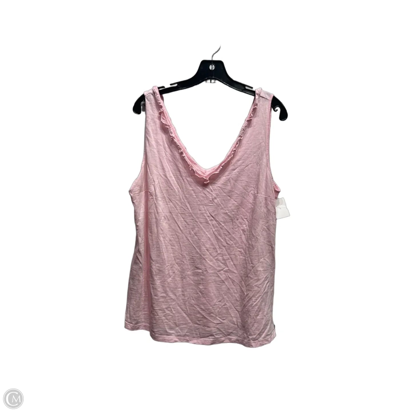 Top Sleeveless Designer By Lilly Pulitzer In Pink, Size: L