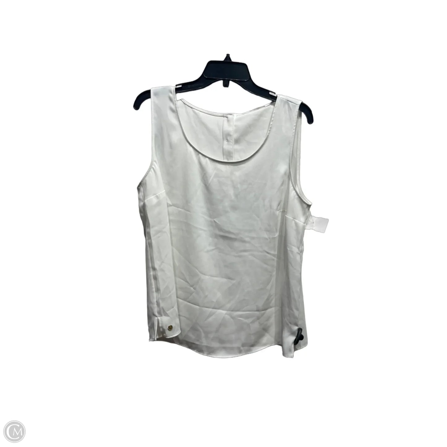 Top Sleeveless Designer By Lilly Pulitzer In White, Size: L