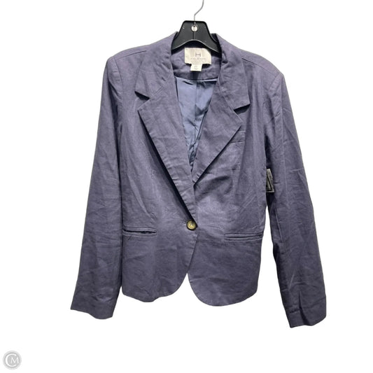 Blazer Designer By Halston In Blue, Size: M