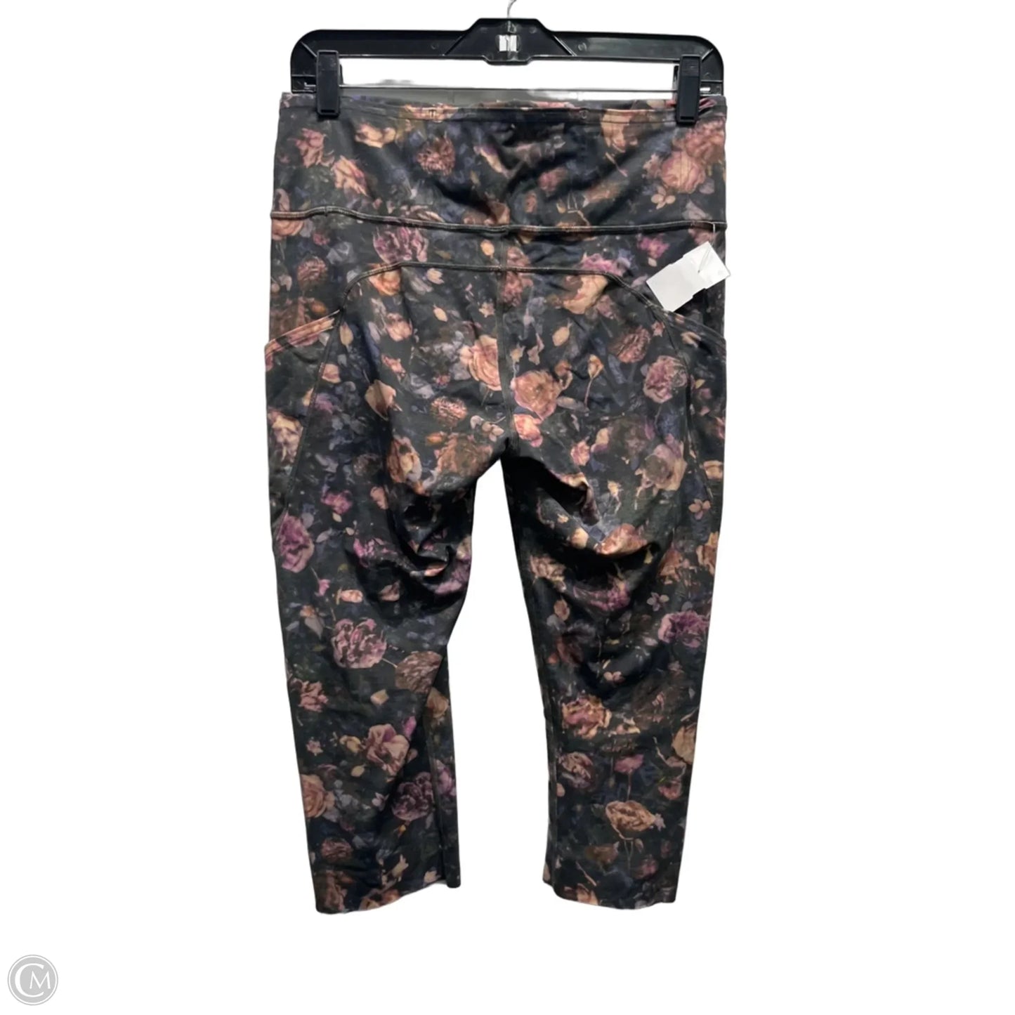 Athletic Leggings Capris By Lululemon In Pink & Purple, Size: M