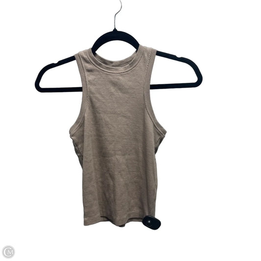 Top Sleeveless Basic By Wild Fable In Taupe, Size: Xs