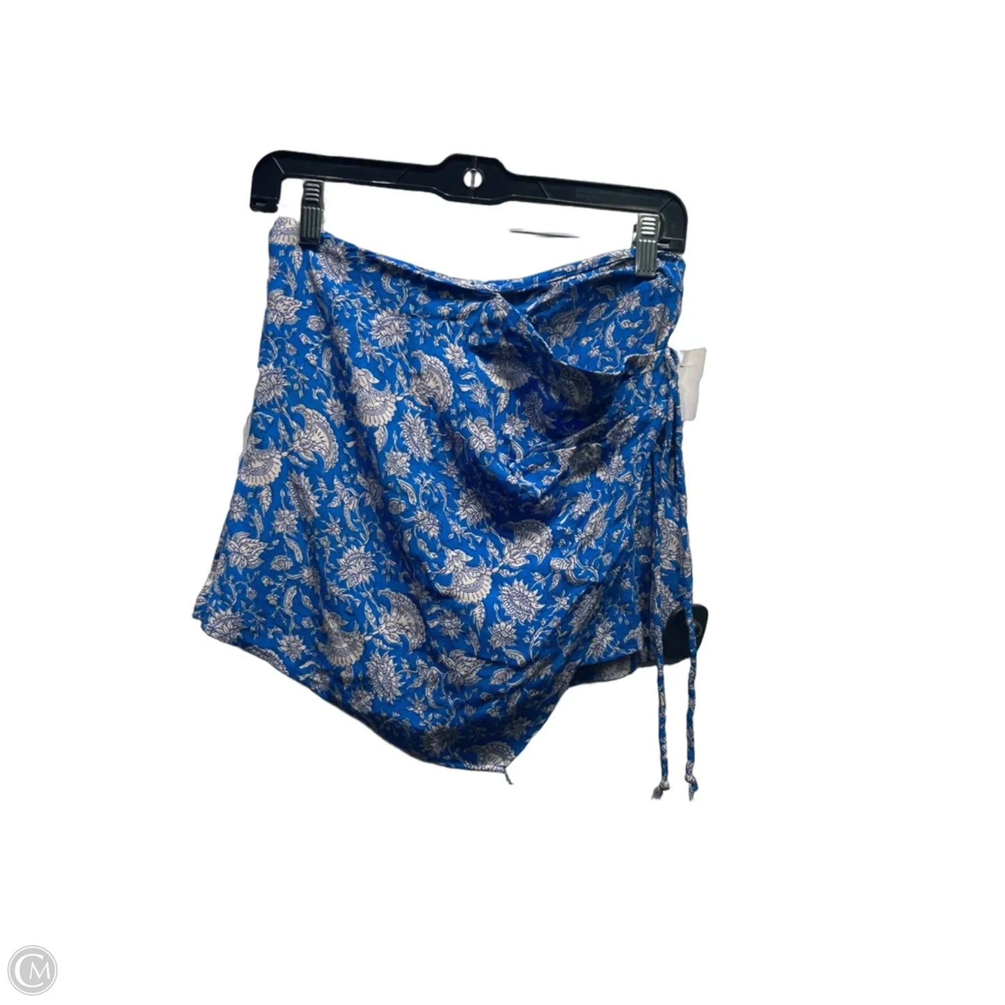 Skort By Zara In Blue & White, Size: S