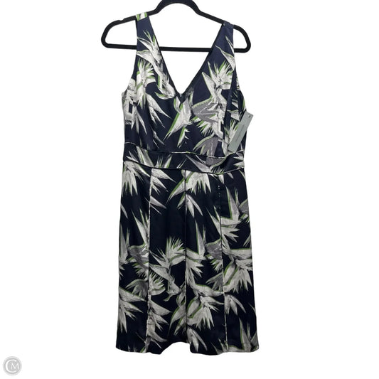 Dress Work By Classique In Blue & Green, Size: 12