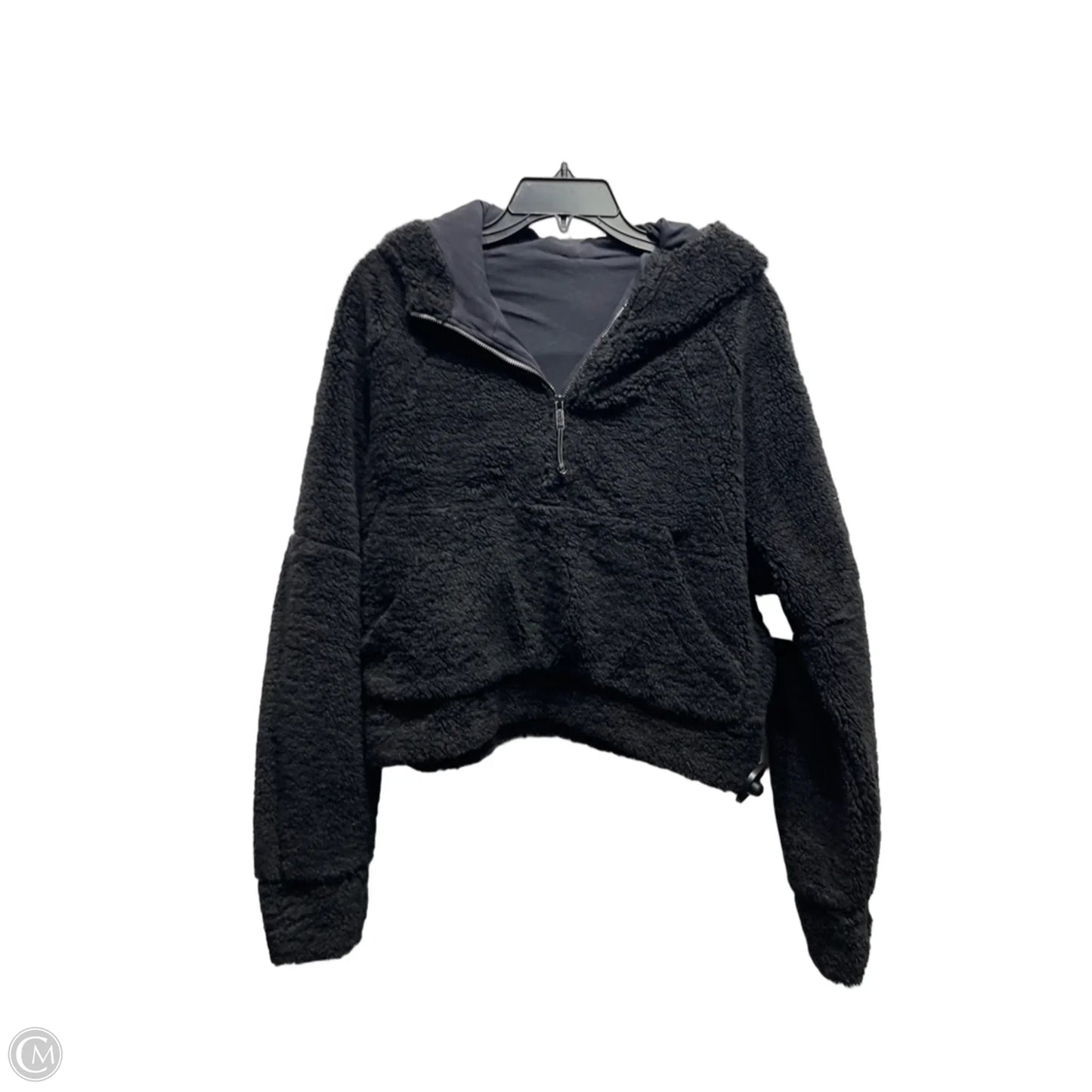 Jacket Fleece By Lululemon In Black, Size: L
