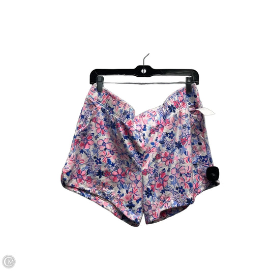 Shorts Designer By Lilly Pulitzer In Blue & Pink, Size: Xl