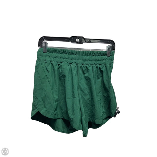 Athletic Shorts By Lululemon In Green, Size: 8
