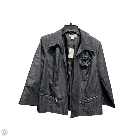 Blazer By Christopher And Banks In Grey, Size: L