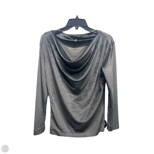 Top Long Sleeve By White House Black Market In Grey, Size: Xs