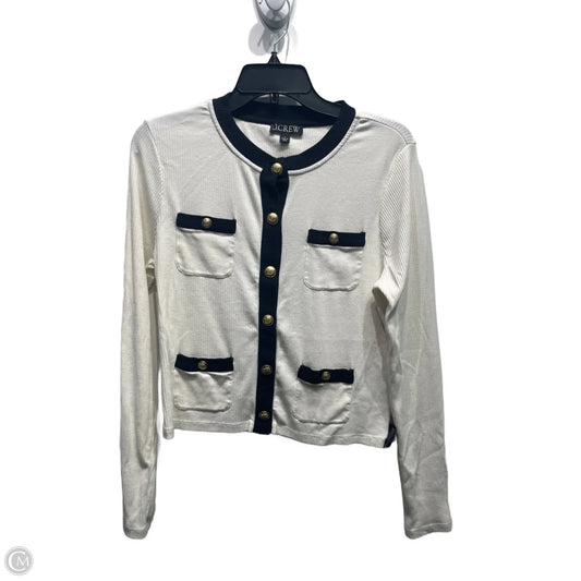 Top Long Sleeve By J. Crew In Black & White, Size: L