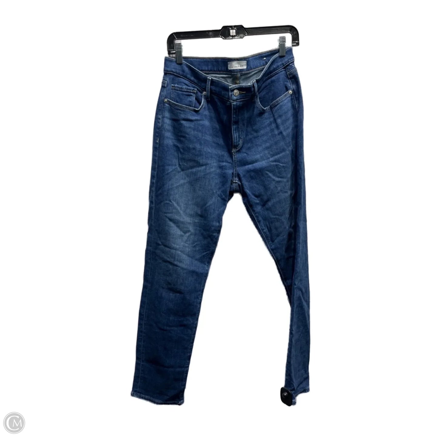 Jeans Straight By Loft In Blue Denim, Size: 8