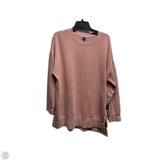 Sweatshirt Crewneck By Old Navy In Mauve, Size: L