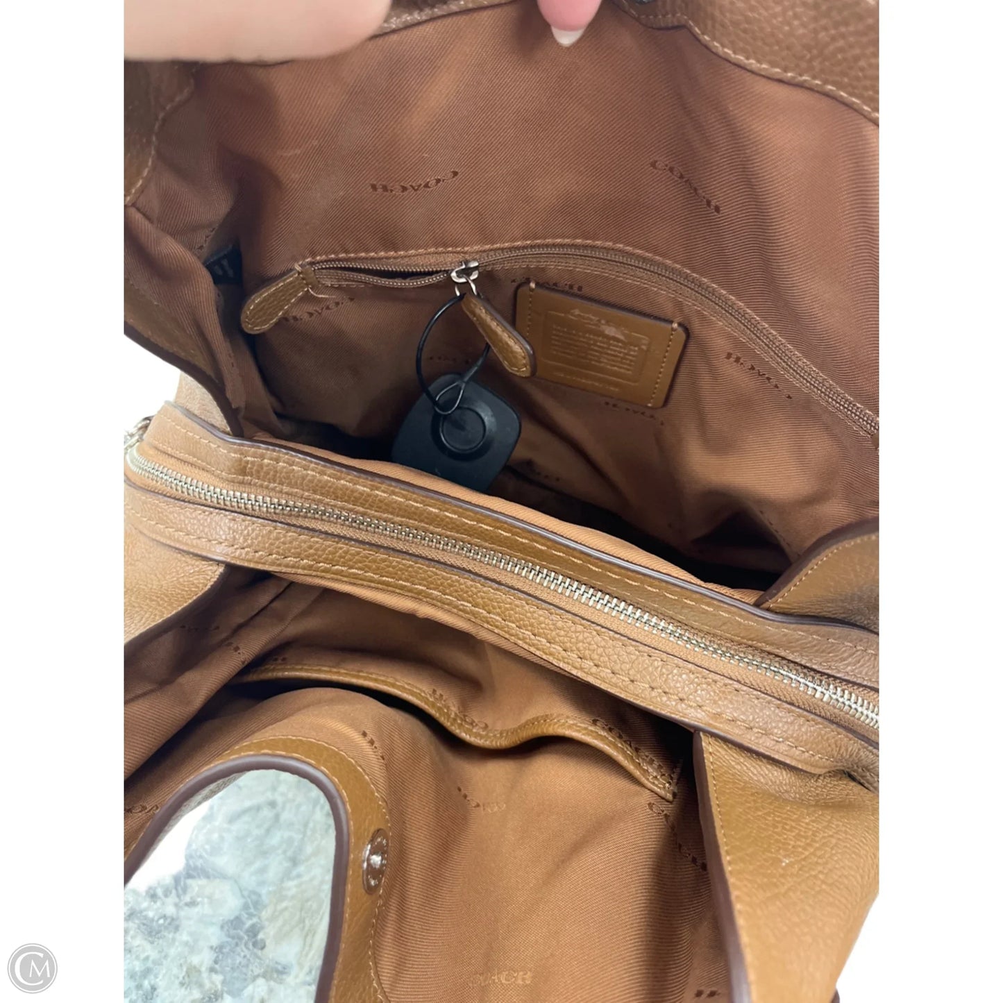 Handbag Designer By Coach, Size: Medium
