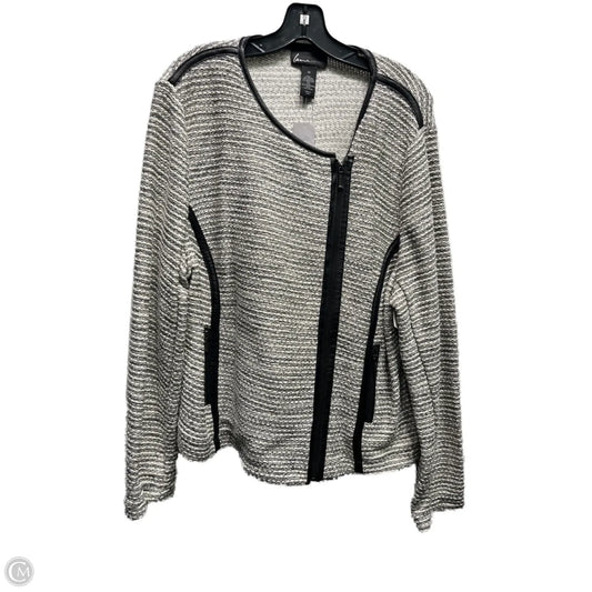 Jacket Other By Lane Bryant In Black & White, Size: 22