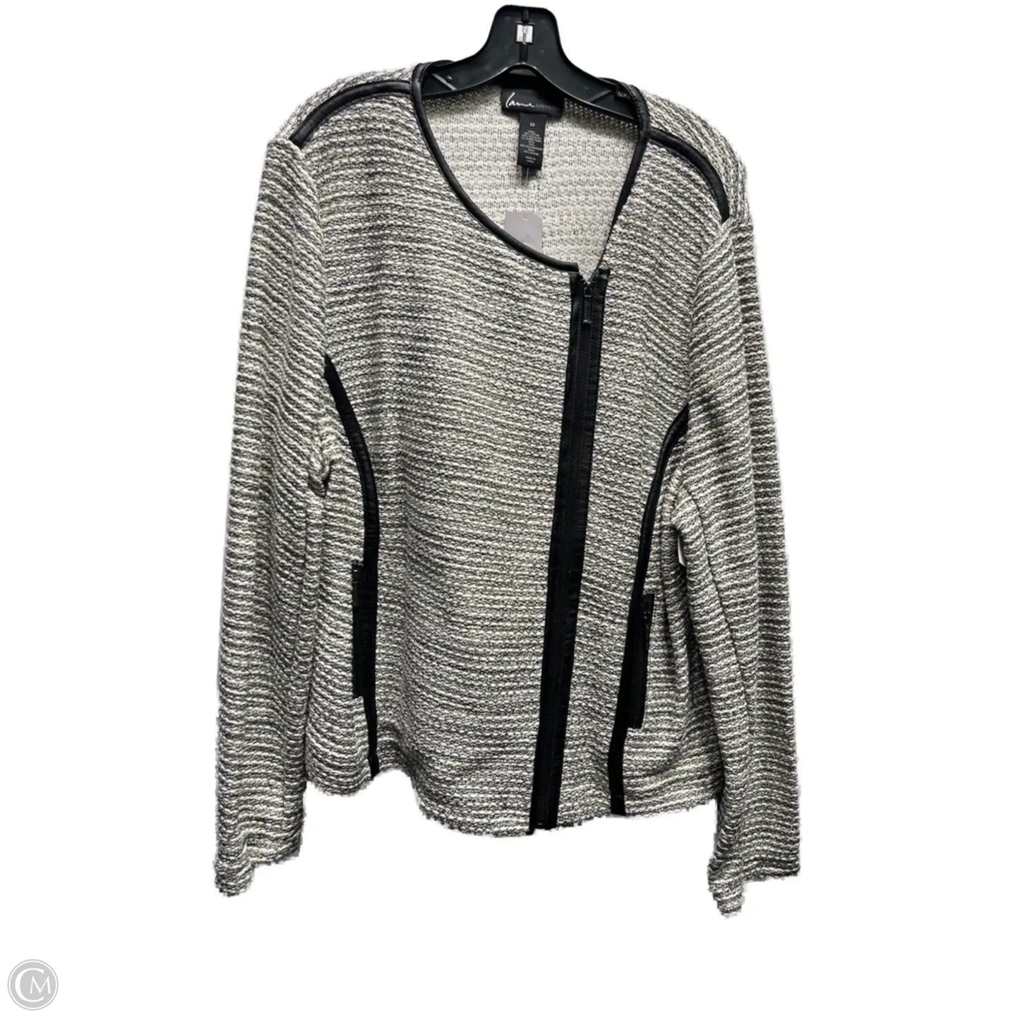 Jacket Other By Lane Bryant In Black & White, Size: 22