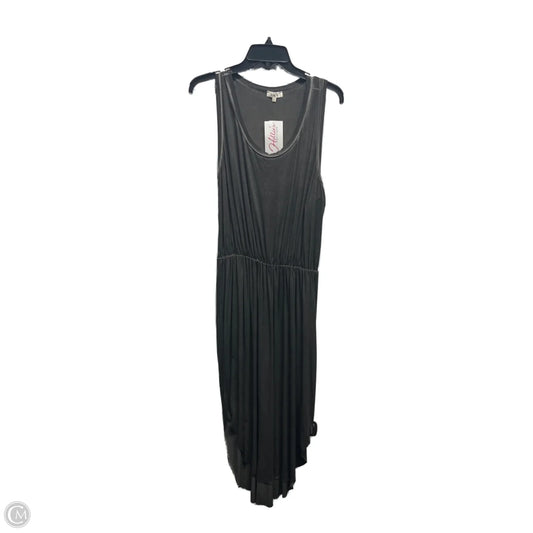 Dress Casual Midi By La Miel In Grey, Size: M