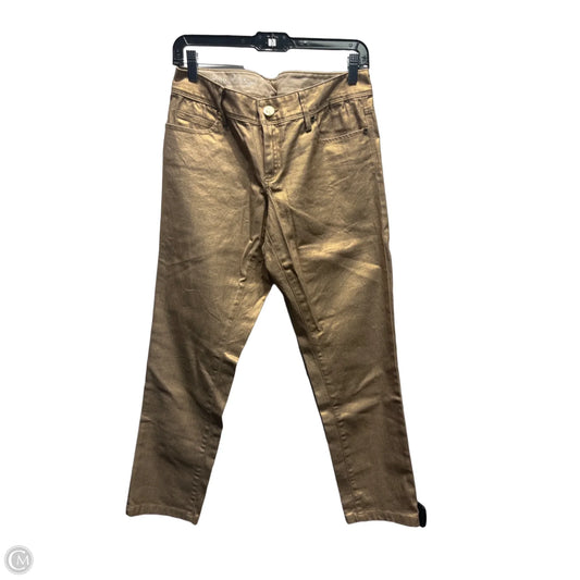 Pants Designer By Lilly Pulitzer In Gold, Size: 8