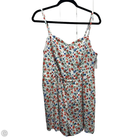 Dress Casual Short By Old Navy In Blue & Red, Size: L