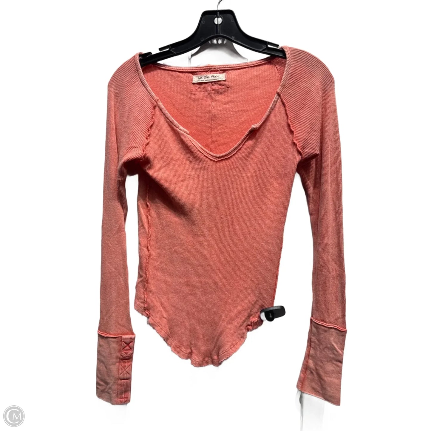 Top Long Sleeve By We The Free In Orange, Size: Xs