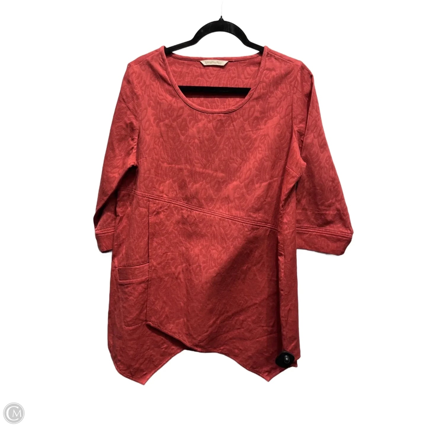 Tunic Long Sleeve By Soft Surroundings In Red, Size: M