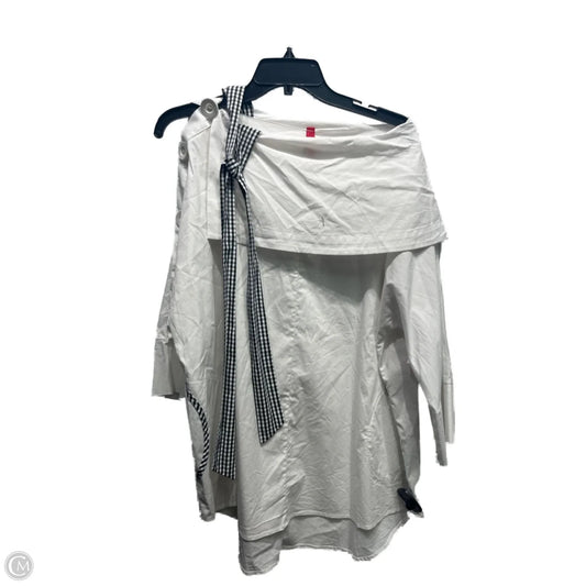 Top Long Sleeve By Ic By Connie K In Black & White, Size: Xl