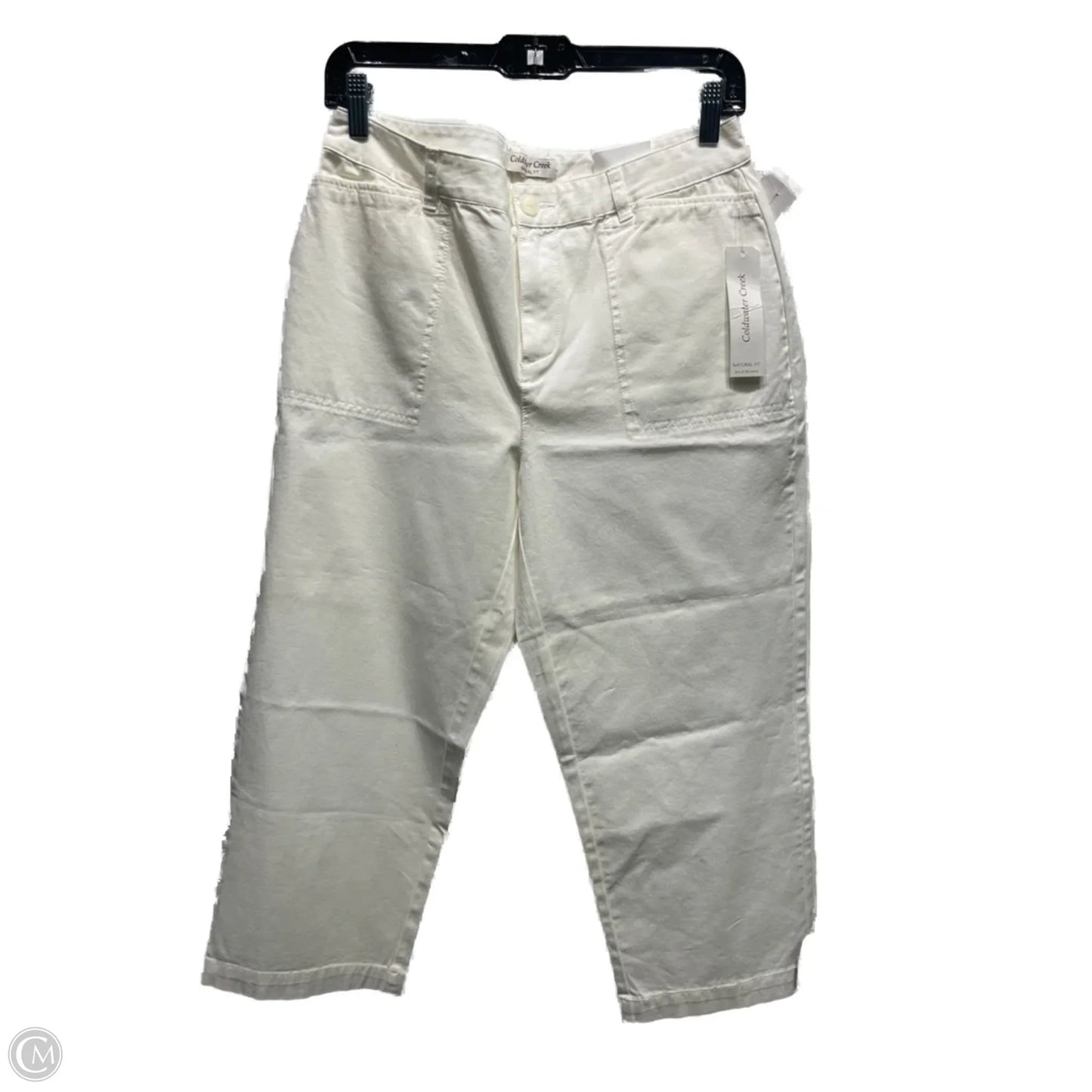 Pants Cropped By Coldwater Creek In White, Size: 8