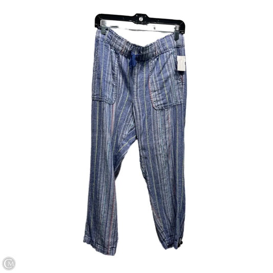 Pants Linen By Clothes Mentor In Blue, Size: M