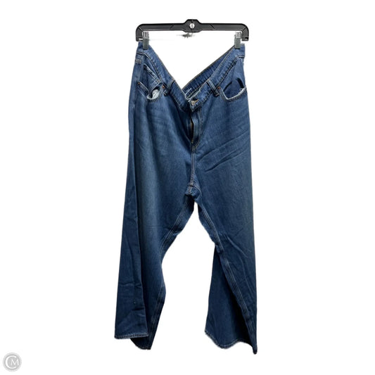 Jeans Wide Leg By Old Navy In Blue Denim, Size: 18