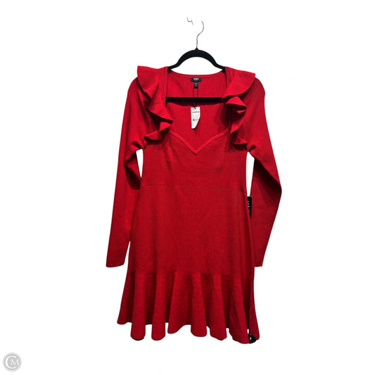 Dress Party Short By Express In Red, Size: M