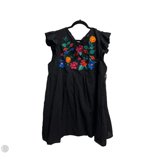 Dress Casual Short By Shein In Black & Green, Size: 3x
