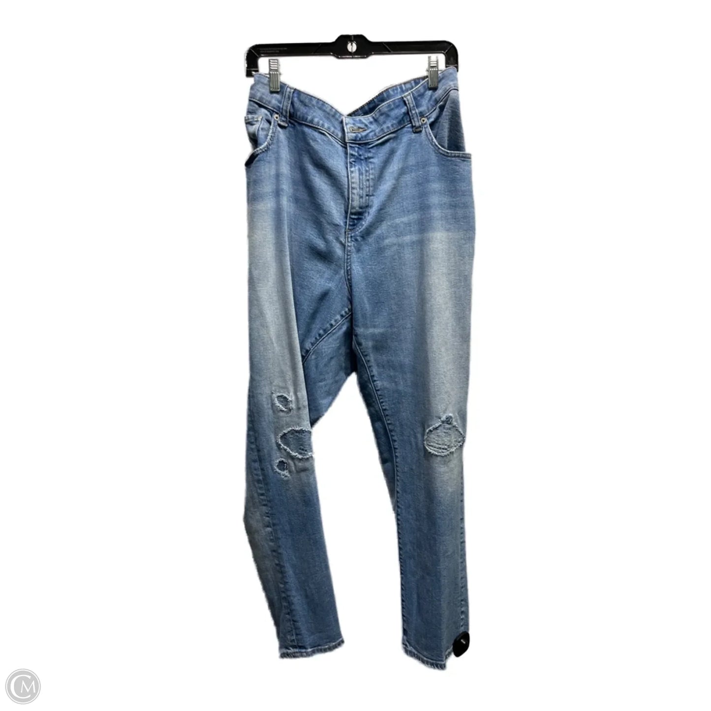 Jeans Skinny By Lucky Brand In Blue Denim, Size: 22