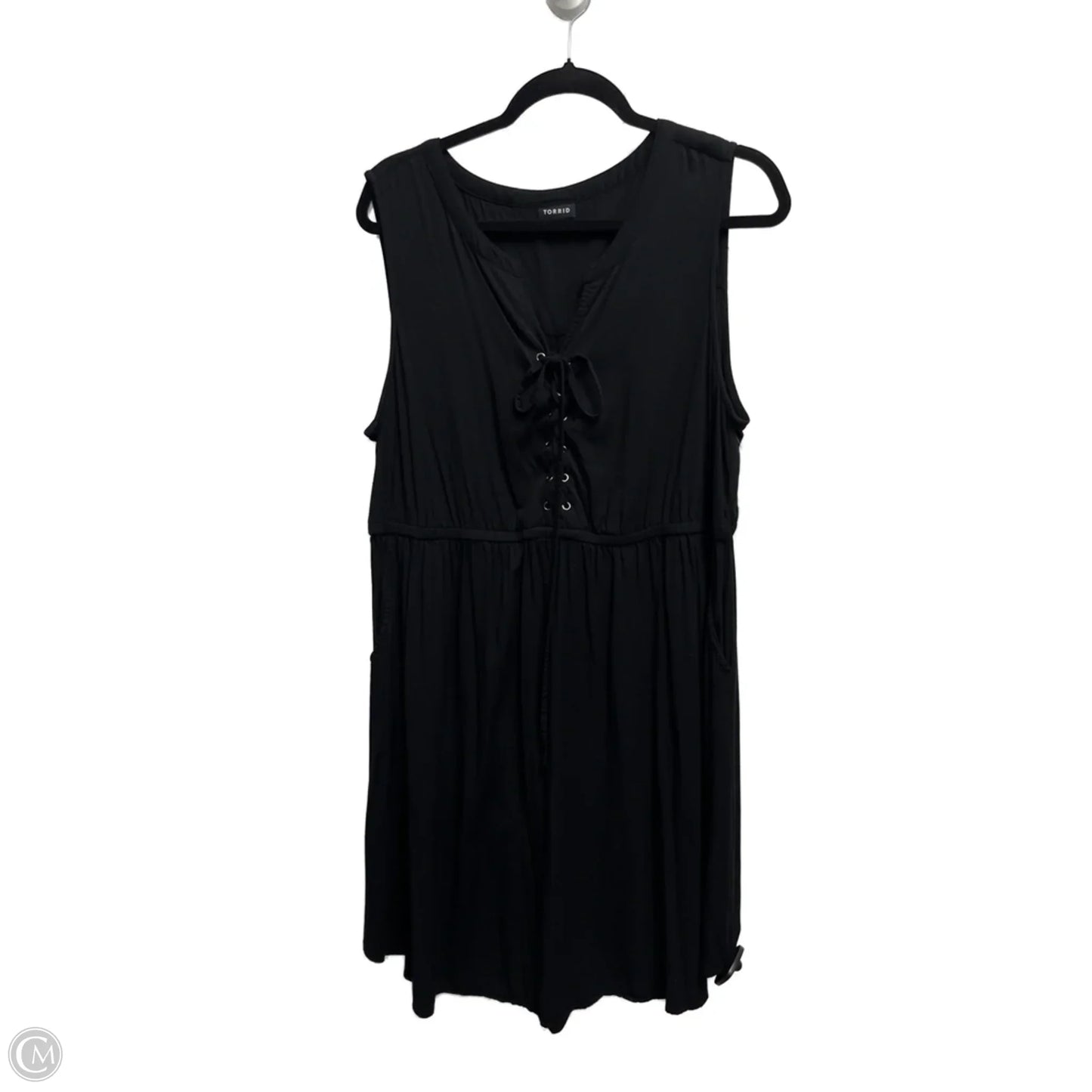 Dress Casual Short By Torrid In Black, Size: 1x