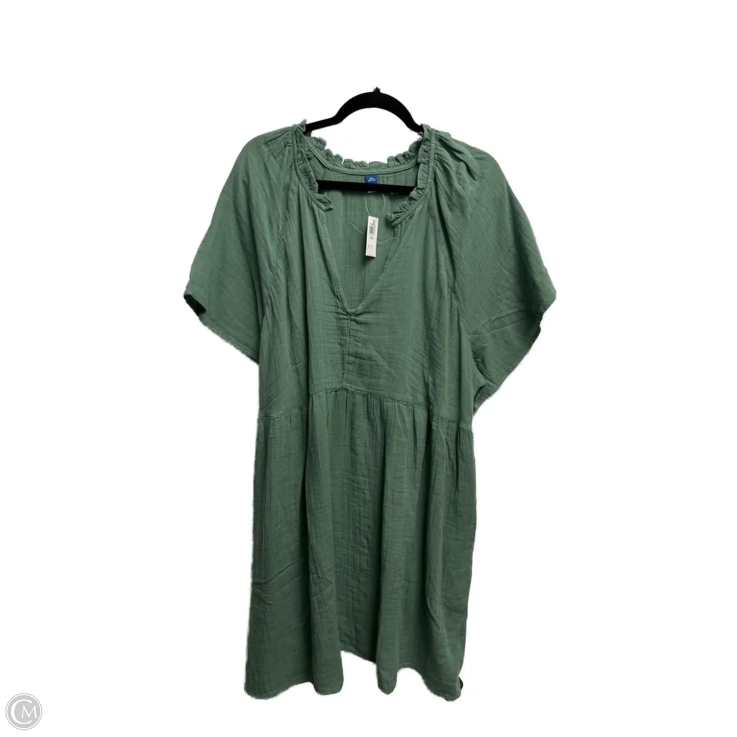 Dress Casual Short By Old Navy In Green, Size: Xxl