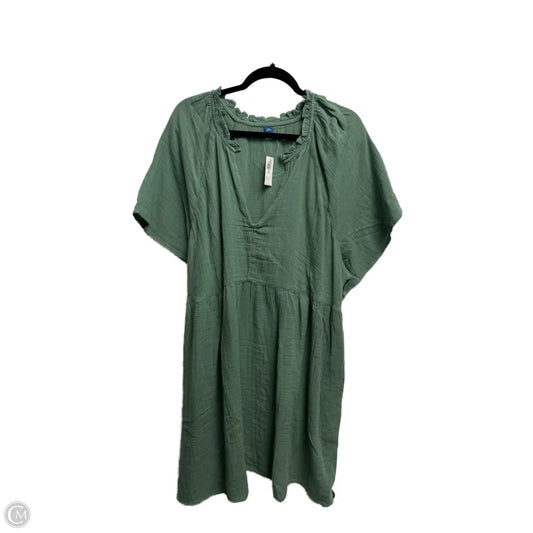 Dress Casual Short By Old Navy In Green, Size: Xxl