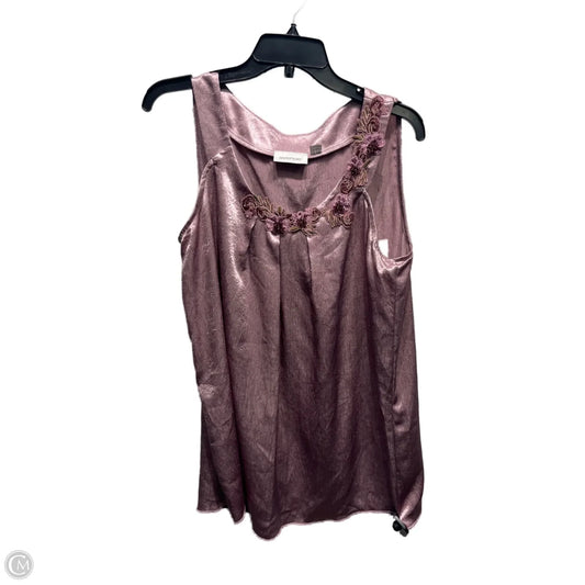 Top Sleeveless By Avenue In Purple, Size: Xl