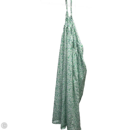 Dress Casual Midi By Universal Thread In Blue & Green, Size: L