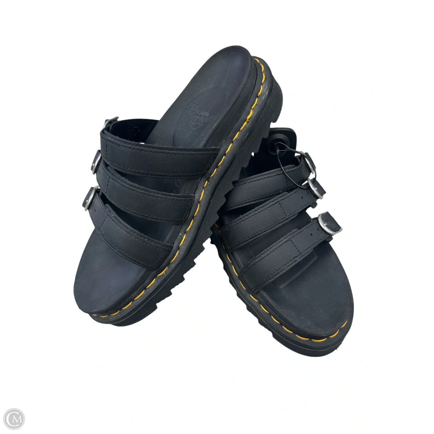 Sandals Flats By Dr Martens In Black, Size: 9