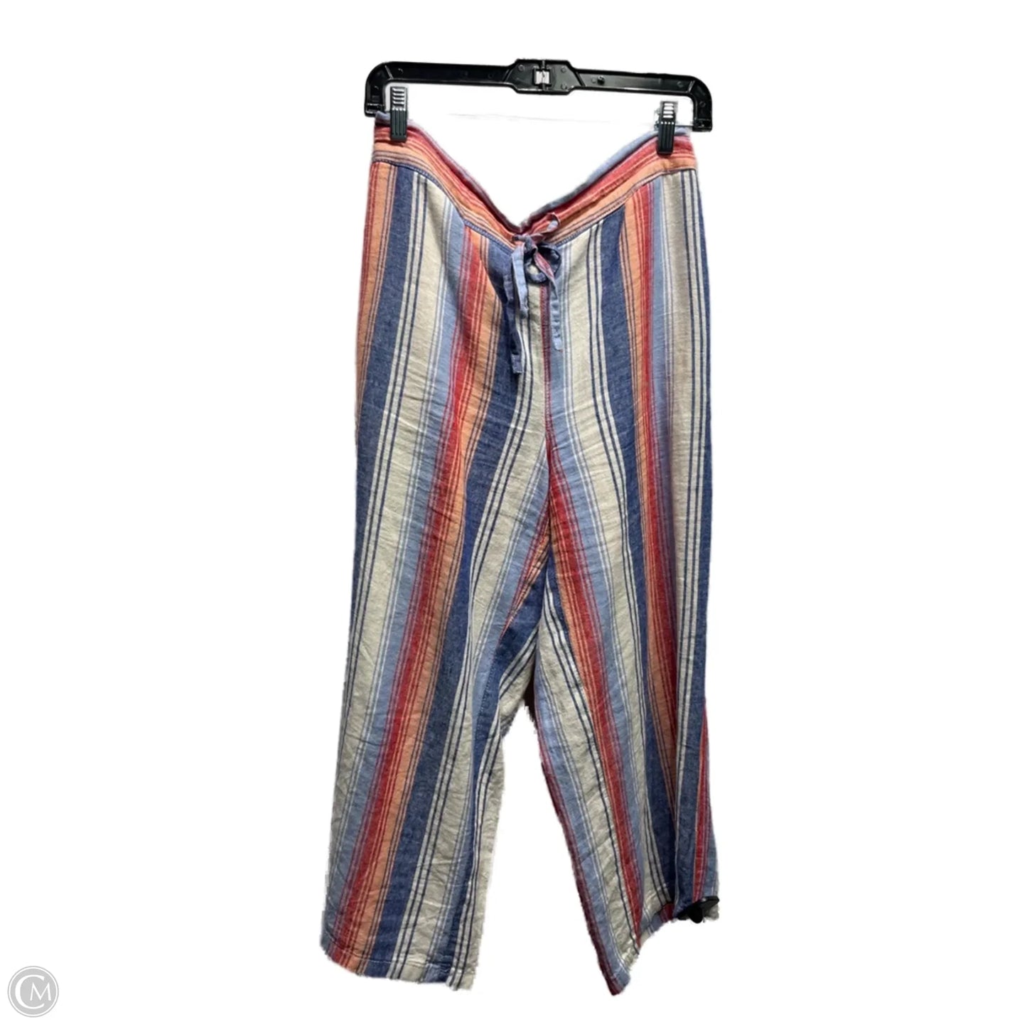 Pants Linen By Per Se In Blue & Orange, Size: Mp