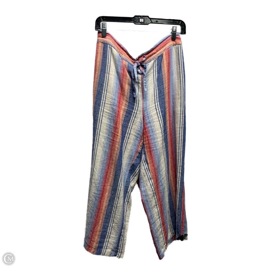 Pants Linen By Per Se In Blue & Orange, Size: Mp
